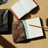 Skórzana okładka The Superior Labor A5 | Brązowa