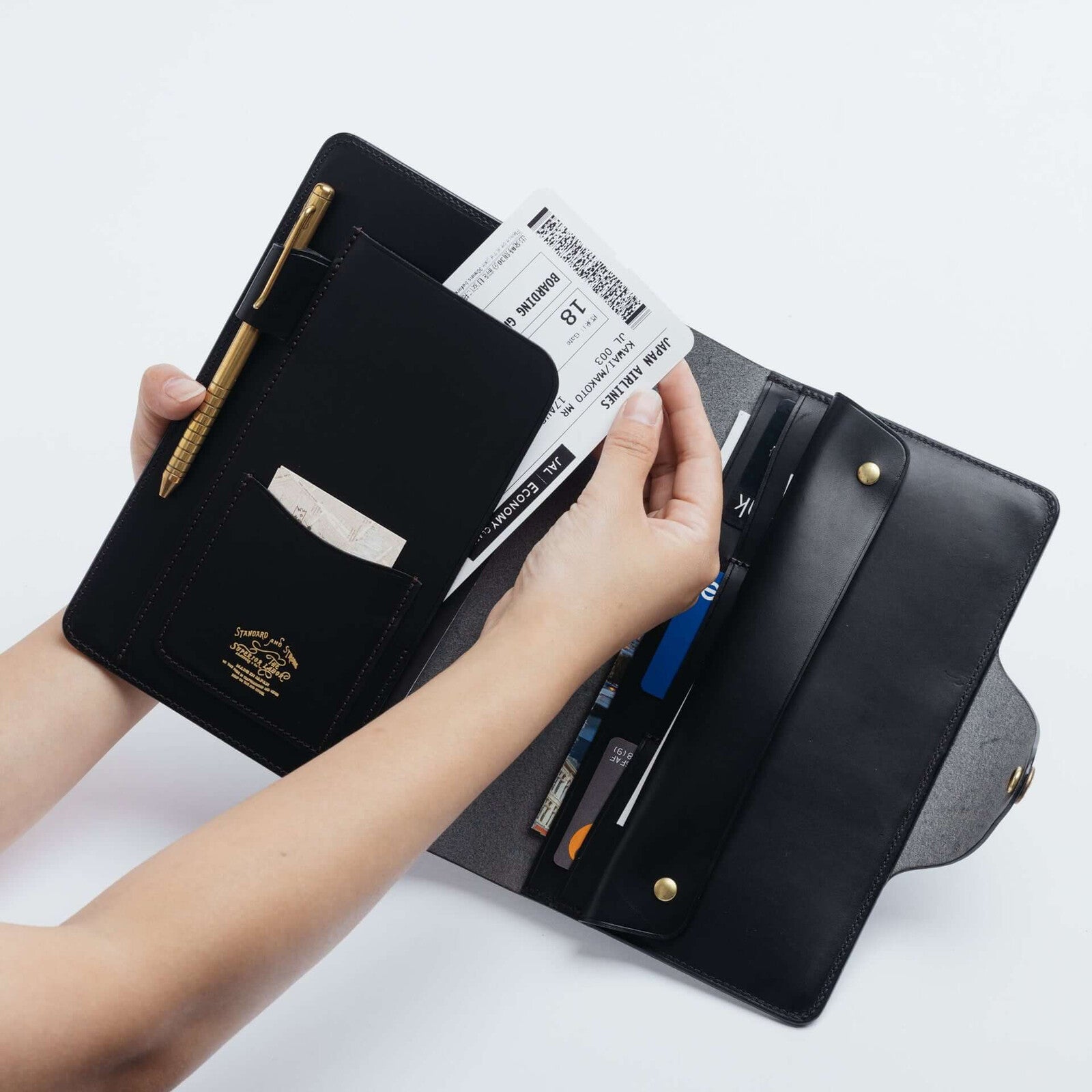 Organizer INGRASSATO The Superior Labor A5 | Brązowy