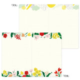 Notatnik Midori Yuru Log B6 | Kwiatowa abstrakcja