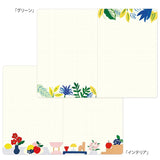 Notatnik Midori Yuru Log B6 | Kwiatowa abstrakcja