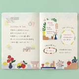 Notatnik Midori Yuru Log B6 | Kwiatowa abstrakcja