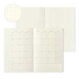 Kalendarz wieczny Midori Yuru Log B6 | 12-Miesięczny