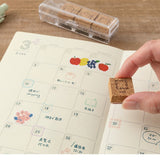 Kalendarz wieczny Midori Yuru Log B6 | 12-Miesięczny