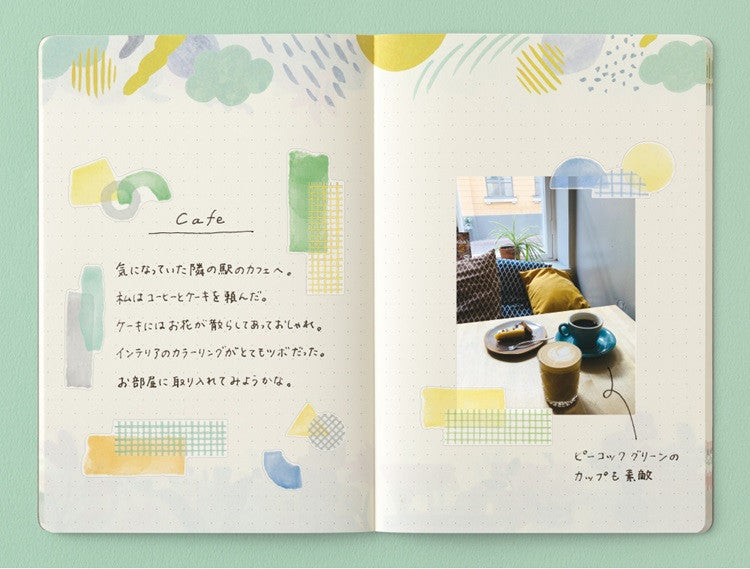 Naklejki Midori Yuru Log | Akwarelowe kształty