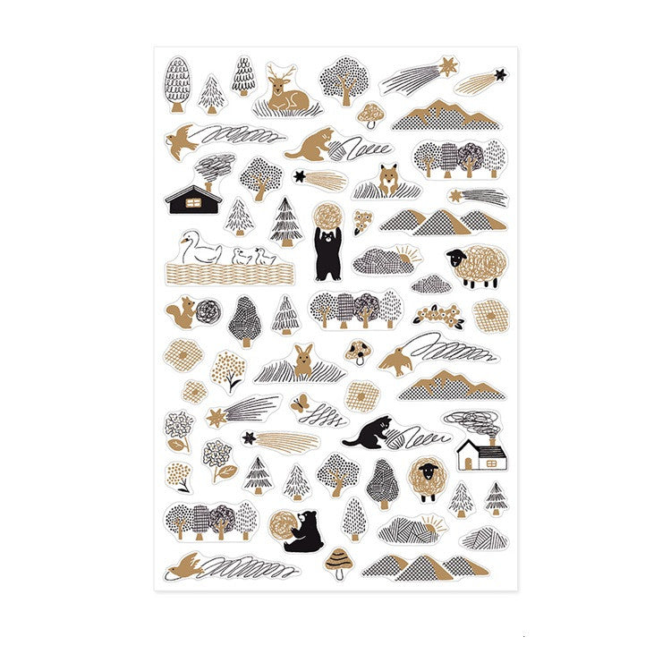 Naklejki Midori Yuru Log | Las