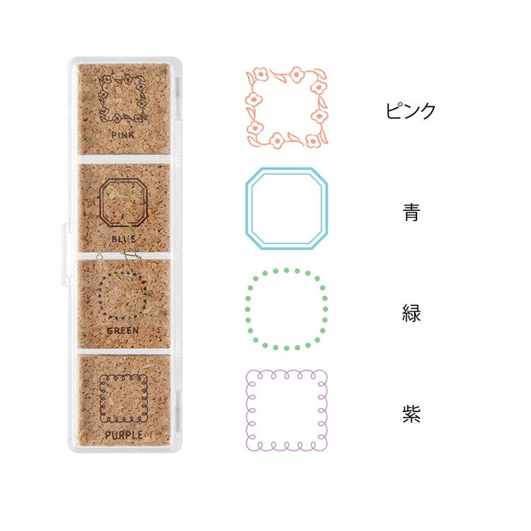 Pieczątki Midori Yuru Log | Ramki