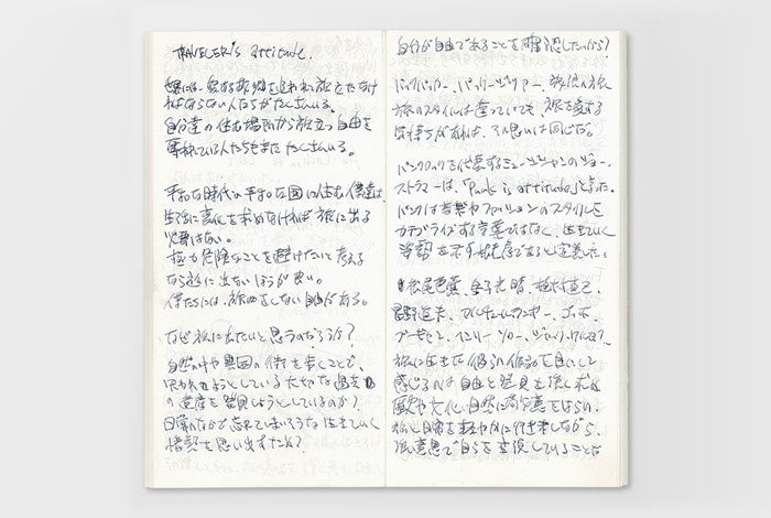 Wkład do Traveler's Notebook 013 | Notes z cienkim papierem