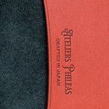 Yokohama Ateliers Phileas A5 Leather Cover | Black and Orange