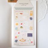 Naklejki washi Note & Wish | Miły poranek