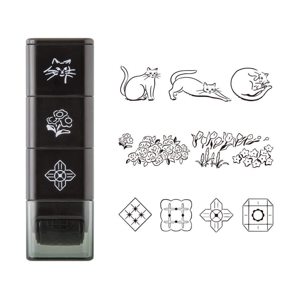 Pieczątki w rolce Midori | Kot i Krajobraz