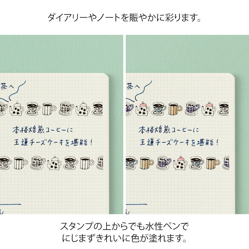 Pieczątki w rolce Midori | Motywy