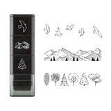 Pieczątki w rolce Midori | Górski widok