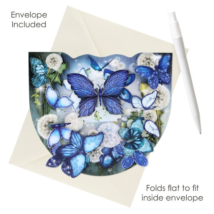 Kartka okolicznościowa Santoro Pop n Rock | Motyle