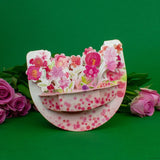 Kartka okolicznościowa Santoro Pop n Rock | Różowy bukiet