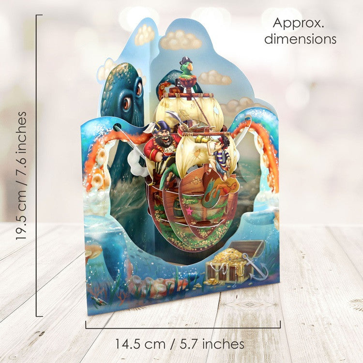 Kartka okolicznościowa Santoro Swing Cards | Piraci