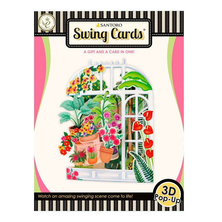 Kartka okolicznościowa Santoro Swing Cards | Ogród botaniczny