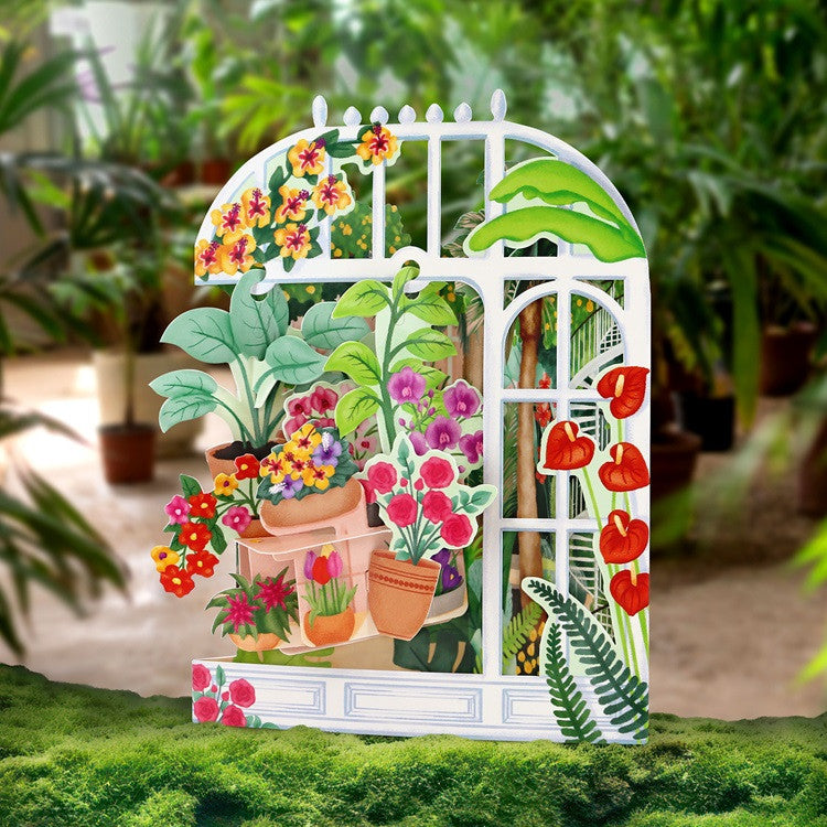 Kartka okolicznościowa Santoro Swing Cards | Ogród botaniczny