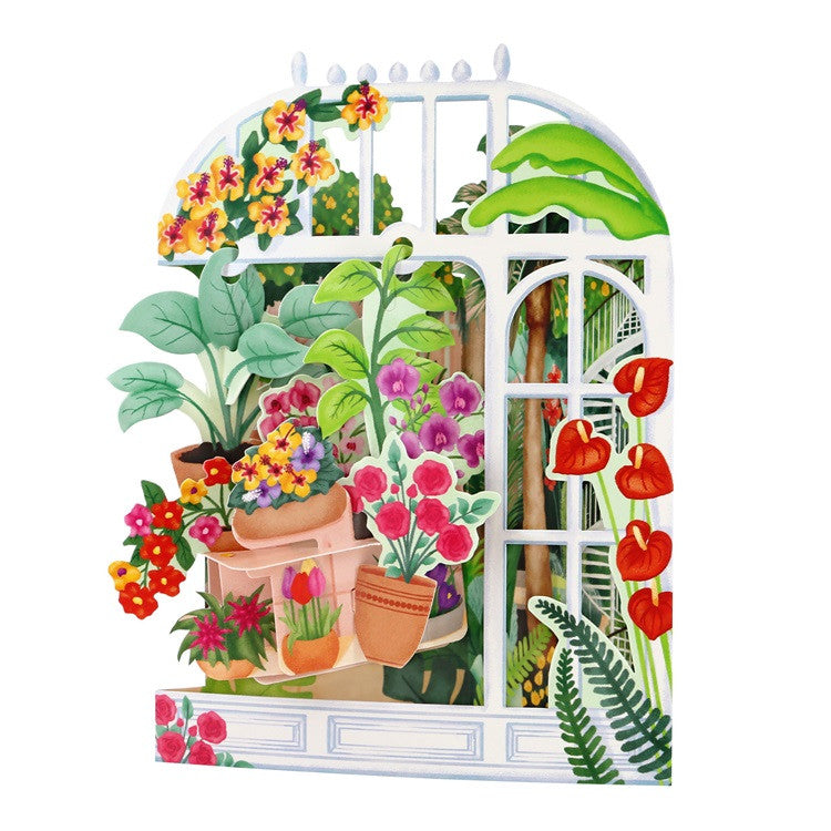 Kartka okolicznościowa Santoro Swing Cards | Ogród botaniczny