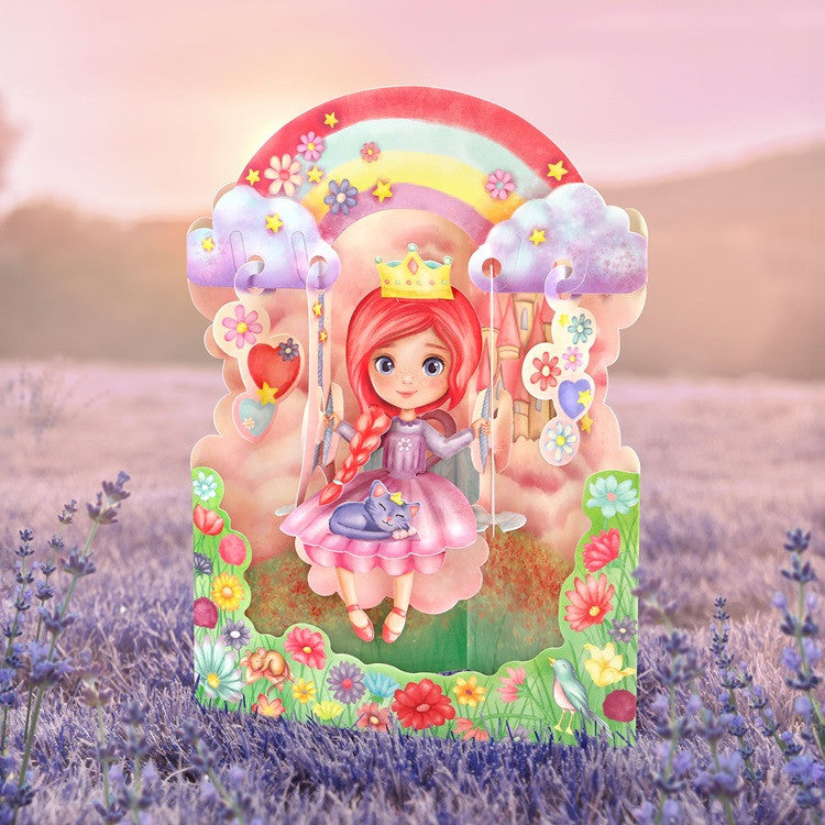 Kartka okolicznościowa Santoro Swing Cards | Bajkowa księżniczka