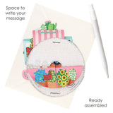 Kartka okolicznościowa Santoro Pirouettes | Kwiatowy stragan