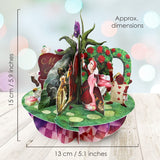 Kartka okolicznościowa Santoro Pirouettes | Alicja w Krainie Czarów