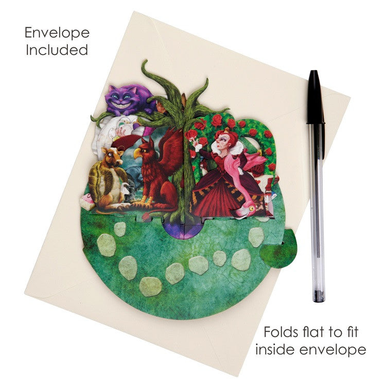 Kartka okolicznościowa Santoro Pirouettes | Alicja w Krainie Czarów