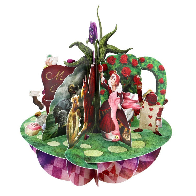 Kartka okolicznościowa Santoro Pirouettes | Alicja w Krainie Czarów