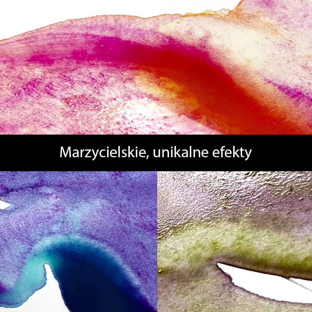 Farby akwarelowe Kuretake Gansai Tambi Granulating Colors 5 sztuk | 2