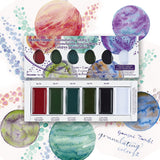 Farby akwarelowe Kuretake Gansai Tambi Granulating Colors 5 sztuk | 2