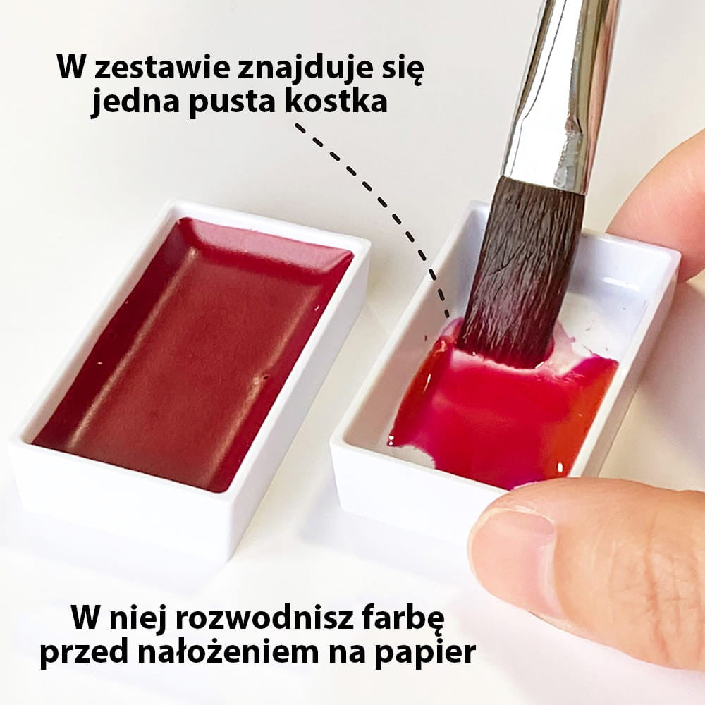 Farby akwarelowe Kuretake Gansai Tambi Granulating Colors 5 sztuk | 2