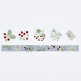 Zestaw naklejek Washi w taśmie | Dzika truskawka