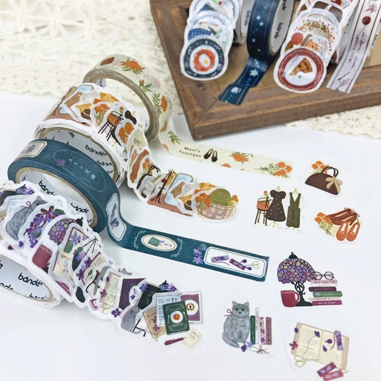 Zestaw naklejek Washi w taśmie | Księgarnia Sumire Bunko