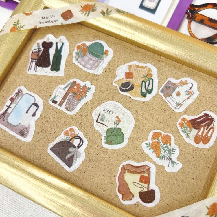 Zestaw naklejek Washi w taśmie | Butik