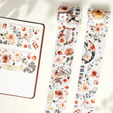 Taśma Washi Pre-Cut | Różana sonata