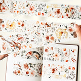 Taśma Washi Pre-Cut | Różana sonata