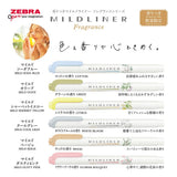 Zestaw zakreślaczy MILDLINER z podwójną końcówką Zebra 6 szt. | Fragrance | Edycja Limitowana