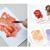 Karty do tworzenia wzorników Colorverse Ink | Dzikie kwiaty B