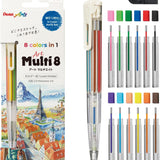 Multi Kredka Pentel 8w1 + 12 wkładów