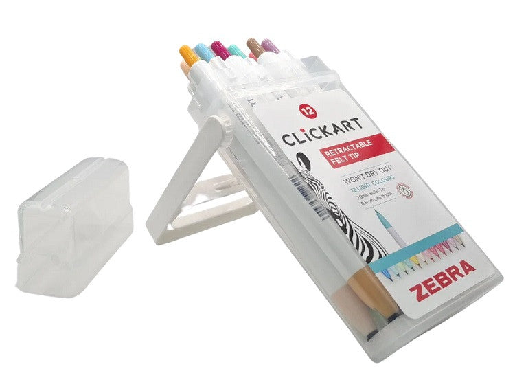 Zestaw pisaków Zebra ClickArt