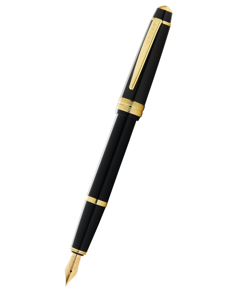 Pióro wieczne Cross Bailey Light | Czarne ze złotymi detalami