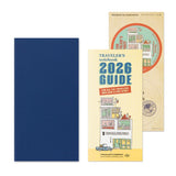 Wkład do Traveler's Noteboook 2026 | Tygodniowy + Memo (Lipiec-Grudzień)