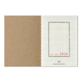 Wkład do Traveler's Noteboook Passport Size 2026 | Tygodniowy (Lipiec - Grudzień)