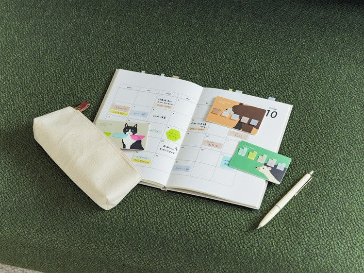 Karteczki indeksujące Kanmido Coco Fusen | Zwierzęta