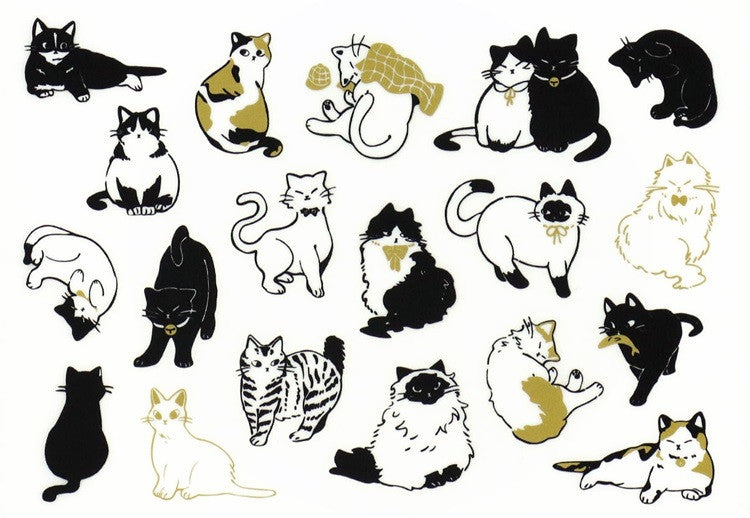 Naklejki transferowe na tkaniny M | Koty