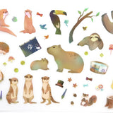 Naklejki transferowe na tkaniny M | Zwierzęta egzotyczne