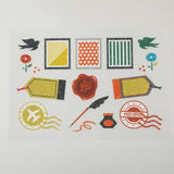 Naklejki transferowe na tkaniny M | Etykiety