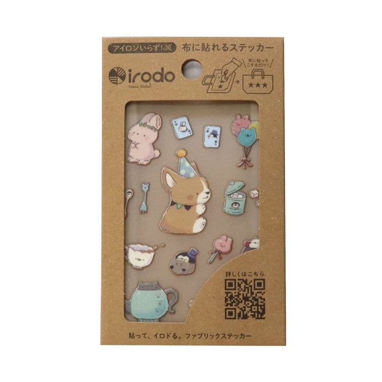 Naklejki transferowe na tkaniny S | Przyjęcie u Corgiego