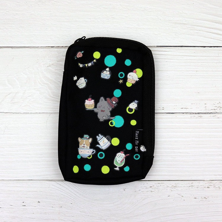 Naklejki transferowe na tkaniny S | Herbatka u kotka