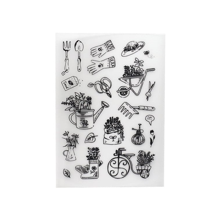 Naklejki transferowe na tkaniny S | Ogród