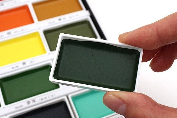 Farby akwarelowe Kuretake Gansai Tambi 12 kolorów